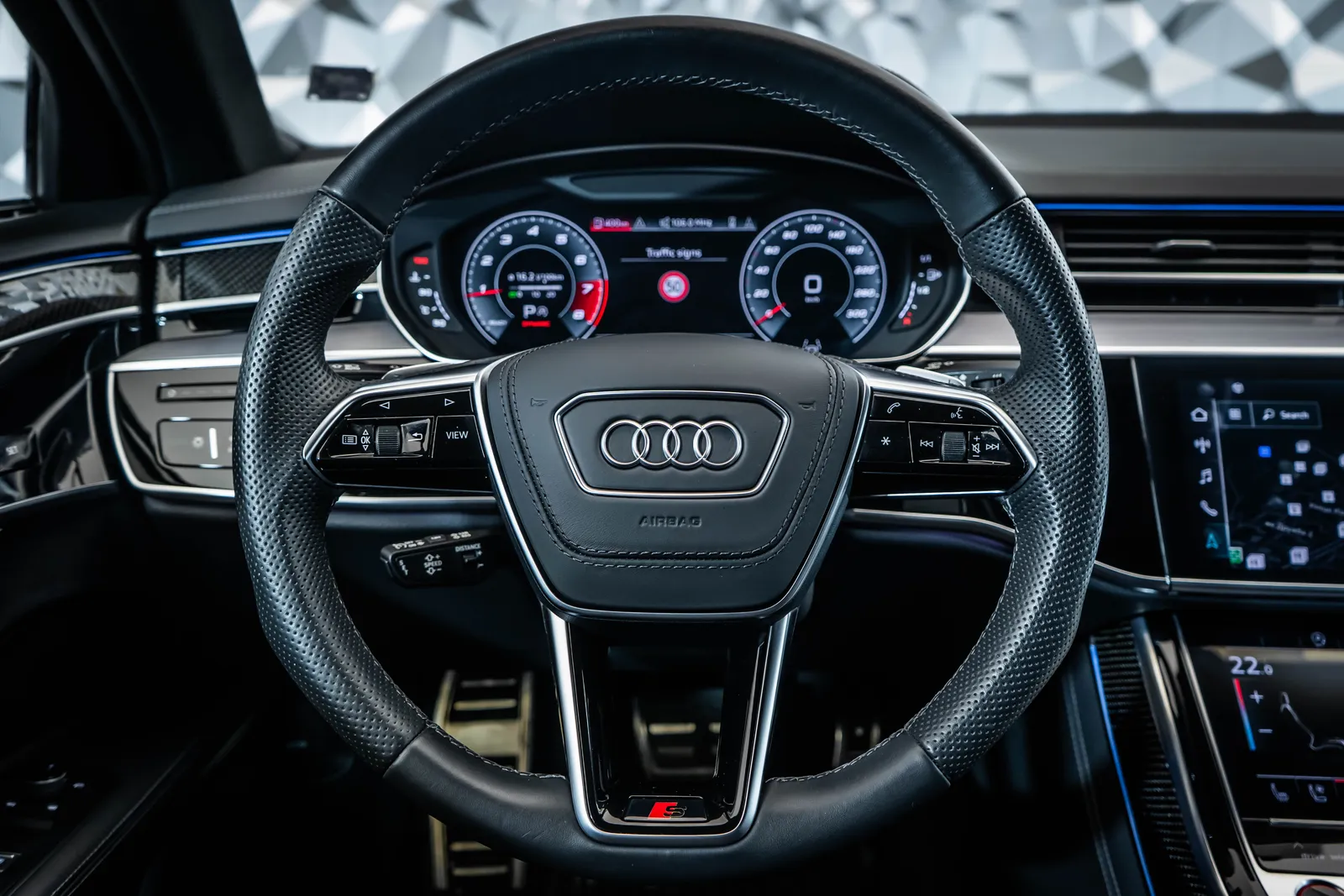 Audi S8 quattro*B&O*360*21*SoftCl* – снимка 11